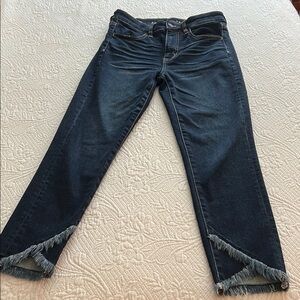 American Eagle Outfitters Blue Ankle Cropped Jeans